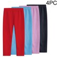 thumbnail image 4 of Juslio Boys Pants Solid Casual 4PC Toddler Kids Comfortable Leggings for Leggings Great for Softness Breathability Red, 4 of 9