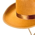 thumbnail image 6 of Caqnni Summer Sun Protection Wide Brim Hat Childrens Brown Trimmed Cowboy Hat Western Cowboy Hat Brown Cowboy Hat, 6 of 6