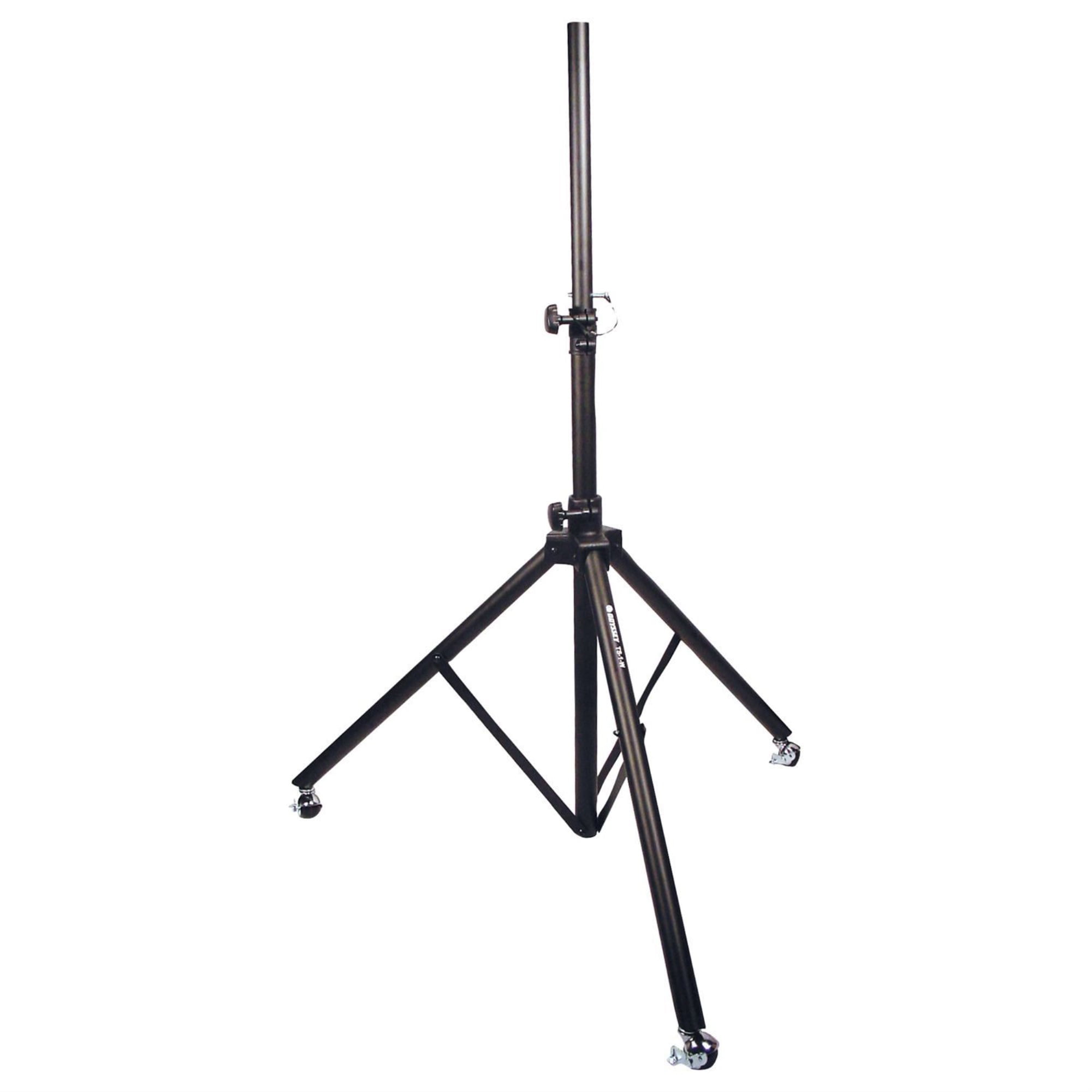 6' TRIPOD SPEAKER STAND WITH WHEELS AND BRAKES