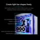 thumbnail image 4 of Kuymtek 5V 3 PIN Light Strip AURA Sync ARGB Cinta Lámpara para Chasis PC (M1 1x1m), 4 of 9