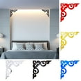 thumbnail image 2 of 1x Effect Mirror Wall Corner Sticker Self Adhesive Decal Room Acrylic Decor Z4I1, 2 of 6