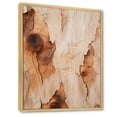 thumbnail image 2 of Designart "Essence of American Basswood in Brown" Landscapes Framed Wall Art - Country Brown Tree Entryway Framed Wall Art Print, 2 of 6