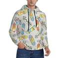 thumbnail image 2 of Picia Skateboard Pattern Casual Men's Hoodie - Lightweight Hooded Sweatshirt with Kangaroo Pocket, Comfortable Pullover for Everyday, Travel-X-Large, 2 of 7