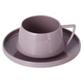 thumbnail image 1 of DOLITY Nordic 250ml Ceramic Cup with Coaster Multi-Use Porcelain Drinkware Espresso for Pink, 1 of 9