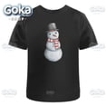 thumbnail image 2 of Camisetas con gráficos de muñeco de nieve de Navidad, ropa para hombre, camisetas y camisetas nuevas, Camiseta estampada de algodón para mujer, ropa Y2K, camiseta divertida bonita, 2 of 4