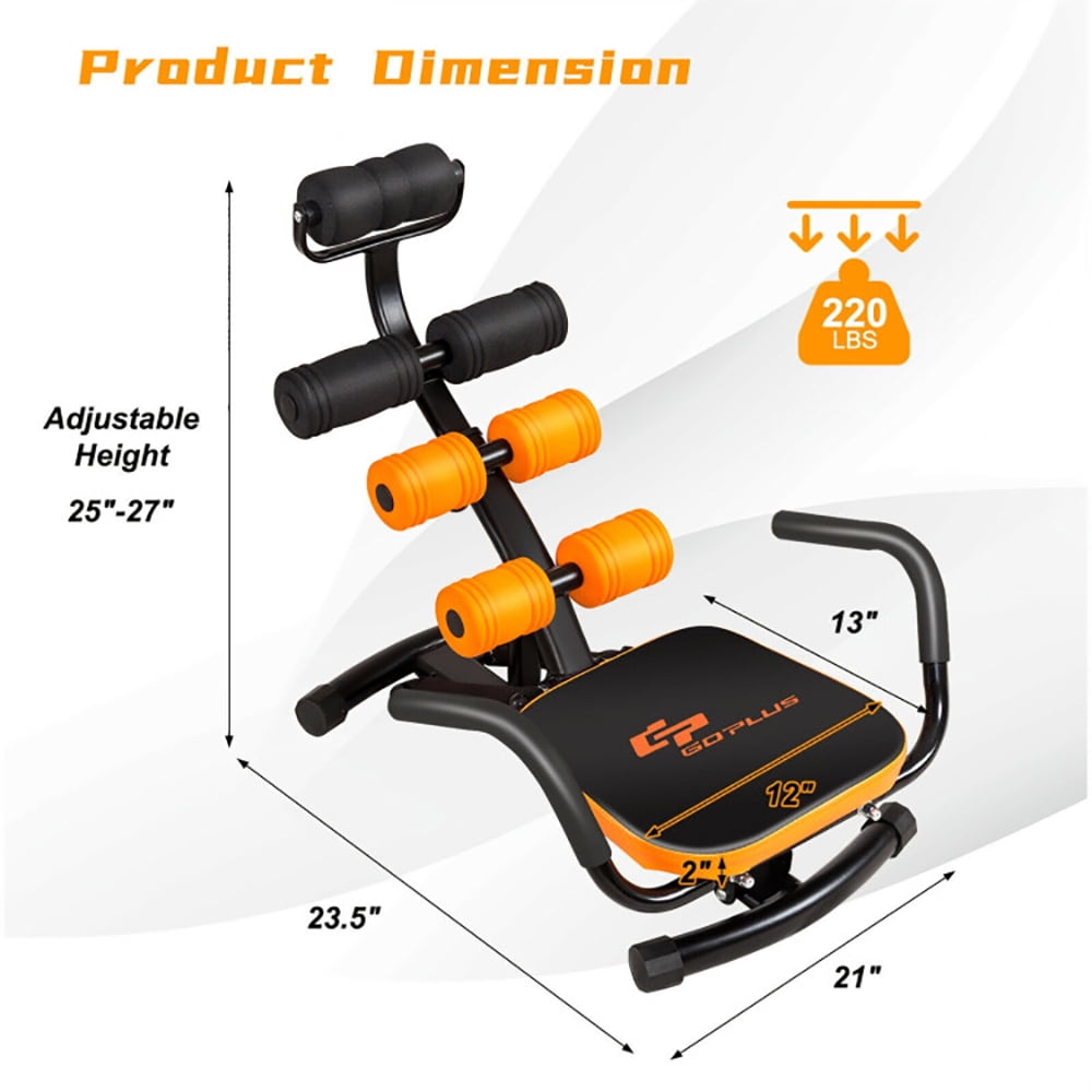 Kadyn Exercise Equipment, Gym Bench,Gym Sit Up Bench,Core Fitness Abdominal Trainer Crunch Exercise Bench Machine