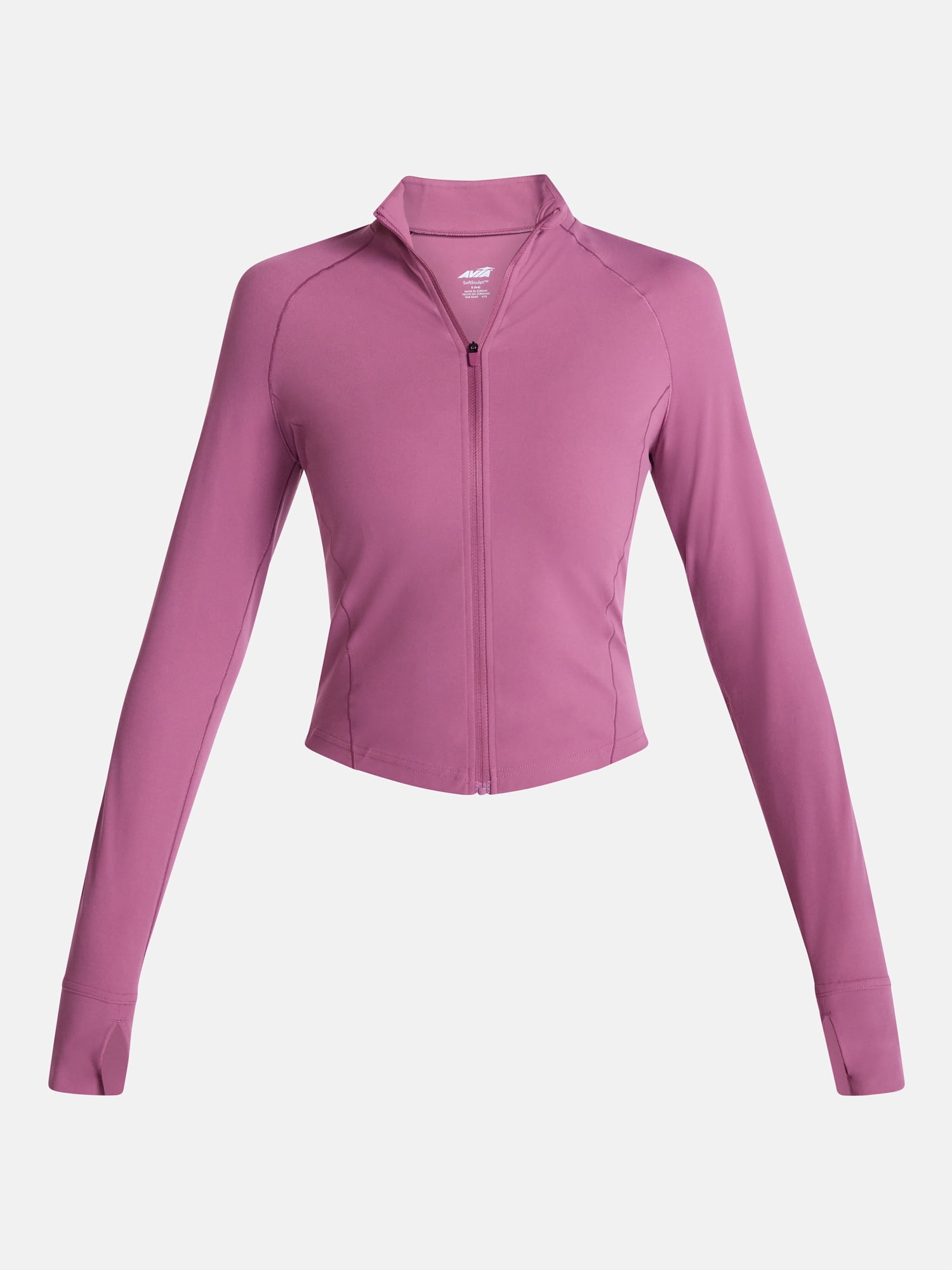 Avia Women's SoftSculpt Crop Jacket,Size XS-XXXL