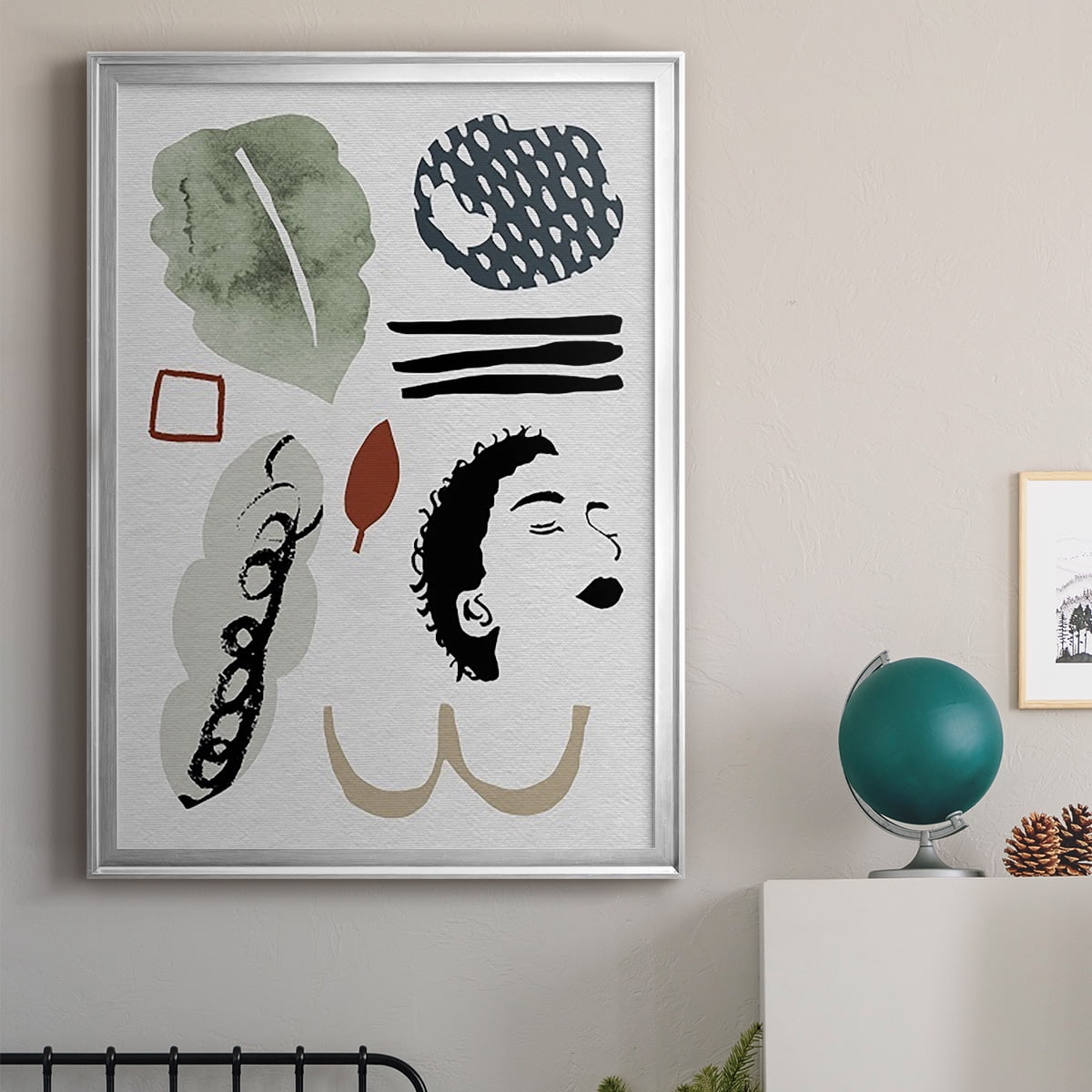 Collected Mindfulness III Premium Framed Print, in Gold, Black, or Silver - Ready to Hang