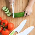 thumbnail image 4 of Kitchen Safety Knives for Kids, Children's Cooking Knives in 3 Sizes & Colors/Firm Grip, Serrated Edges for Vegetables, Fruits, Salad, Cake, 4 of 5