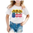 thumbnail image 2 of Mrzhqd 4Th Of July Shirts For Boys Girls Summer Toddler Independence Day Short Sleeve Prints T Shirt Tops Clothes White 8-9 Years, 2 of 4