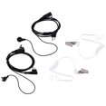 thumbnail image 2 of 2Pack Style 2Pin Covert Acoustic Tube Earpiece Ptt Headset For 2 Ways Radio GP88S GP300 GP68 GP2000 GP88 GP3188 CP040 CP1200 A8 A6 A10 A12 Etc, 2 of 5