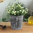 thumbnail image 4 of 5 piezas de macetas colgantes de hierro de metal vintage para valla, balcón, jardín, decoración del hogar, 4 of 5