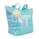 thumbnail image 2 of Bolsa Para Dama Importadora La Merced Azul Corte Tote Cola de Sirena brillante, 2 of 6