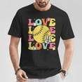 thumbnail image 2 of Softball Love T-Shirt – Cute Softball Mom and Girls Matching Tee, Fun Sports Family Apparel, Proud Softball Supporter Shirt, Gift for Players and Fans, 2 of 3