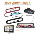 thumbnail image 4 of Sidaley ABS Auto Kit de cable duro Desmontable Profesional Mini Micro Universal Automotriz Vehículo Tablet Teléfono móvil Cable de Cámaras de salpicadero de coche, 4 of 6