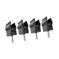 thumbnail image 3 of 4 piezas para mesa plegable hebilla de la mesa de comestibles negros hebilla Forma redonda, 3 of 8