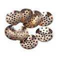thumbnail image 4 of pitrice 1/2/3/5 50 Pieces Brooch Base Findings Assortment Metal Portable Brooches Jewellery Mesh Disk Shell Jewelry Making Handmade Gold 5PCS, 4 of 6