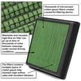 thumbnail image 4 of DNA Motoring AFPN-135-GN For Mecedes Benz A /B-Class Reusable & Washable Replacement Engine High Flow Drop-in Air Filter (Green), 4 of 5