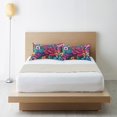 thumbnail image 6 of Yayeee Pillowcase Standard Size Set of 2 Satin Wrinkle Resistant Envelope Pillow Case, Charming Floral Pattern, 6 of 8
