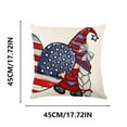 thumbnail image 3 of Funda de almohada del Día de la Independencia, funda de almohada de lino para cabecera de dormitorio, funda de almohada para sofá, decoración para fiestas navideñas, 3 of 5