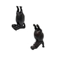 thumbnail image 2 of Hippo Bookends, Resin Animal Book Holder for Bookshelf, Funny Hippopotamus Book End for Home Office Library Shelf Decor, Decorative Book Organizer Gift, 2 of 7
