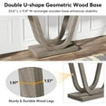 thumbnail image 4 of 55 Inch Wood Console Table, Farmhouse Sofa Table Entryway Table, Modern Narrow Hallway Tables, 4 of 5
