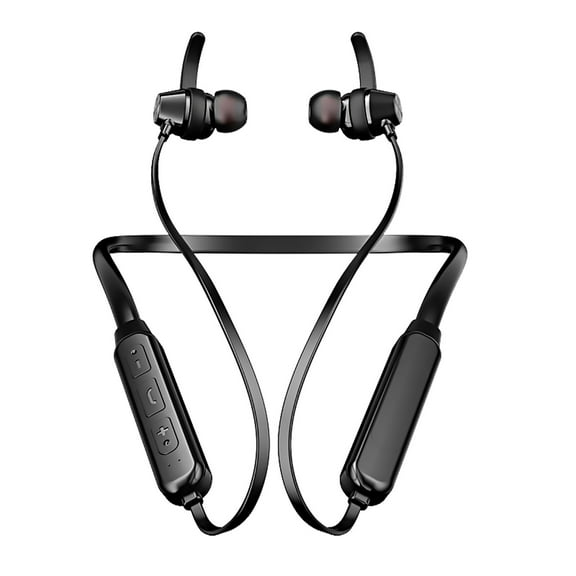 Wireless Earbuds, Hwkond Bluetooth Headphones Intelligent Noise Reduction HIFI Surround Stereo Sound High Energy Large Capacity Battery Non-inductive Delay Transmission Stable, Black, Up to 60% Off