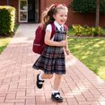 thumbnail image 2 of DREAM PAIRS Toddler Girls Mary Jane Flats, Wide Fit Black Dress Shoes with Cushioned Insole, Adjustable Hook & Loop Strap, Comfortable Non-Slip Uniform Shoes for Little Kids, 2 of 7