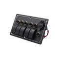 thumbnail image 2 of Riwesomey Interruptor basculante LED, controlador de luces sensibles de repuesto, Panel de Control de lámpara de vehículo de barco marino Universal, Accesorios para vehículos recreativos Riwesomey VI016487-00, 2 of 6