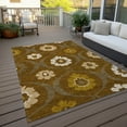 thumbnail image 6 of Addison Rugs Chantille Indoor/Outdoor Transitional Medallions Mocha Washable Rectangle Rug, 3' x 5', 6 of 6