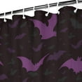 thumbnail image 3 of Halloween Bat Camouflage Pattern Shower Curtain 72"x72" ,Bathroom Decorative Shower Curtains Set with 12 Hooks,Modern Waterproof Washable Shower Curtain, 3 of 6