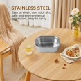 thumbnail image 5 of Stainless Steel Lunch Box Metal Bento Box Snack Food Container Outdoor Storage Box Lunch Box for Kid, 5 of 5
