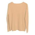 thumbnail image 5 of EDFBUYKRS Female Sweaters Women's Turtleneck Sweater Long Sleeve Spilt Hem Casual Knit Pullover Fall Winter Top 2026 Fall Sweater Xxl, 5 of 5