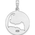 thumbnail image 4 of Sterling Silver Polished Cape Cod Cut-Out Pendant(Length 24.78) - Jbsp, 4 of 5