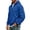 52# Blue, variant on Hoodie Mens Quarter Zip Pullover Basic Sweatshirt Men Drawstring Hooded with Plain Elastic Hem 1/4 Zip Sweatshirt Blue S