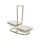 thumbnail image 4 of Soporte multifuncional para cucharas ranuradas, soporte para cucharas de pie para cocina cuadrado doble, 4 of 9
