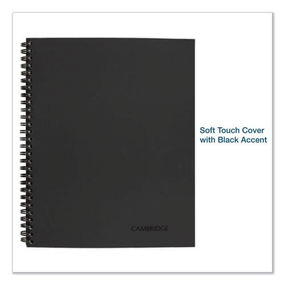 Wirebound Guided Action Planner Notebook, 1-Subject, Project-Management Format, Gray Cover, 11 X 8.5, 80 Sheets | Bundle of 5