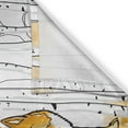 thumbnail image 3 of Ambesonne Hunting Kitchen Curtains, Fox Autumn Forest, 55"x39", Orange White Black, 3 of 3