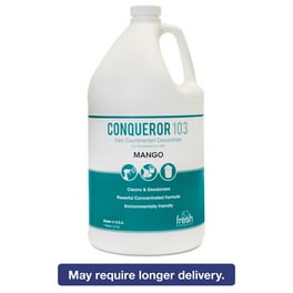 Conqueror 103 Odor Counteractant Concentrate, Mango, 1 gal Bottle, 4/Carton Conqueror 103 Odor Counteractant Concentrate, Mango, 1 gal Bottle, 4/Carton