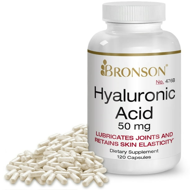 Bronson Hyaluronic Acid Joint Support, 50 mg., 120 Capsules Walmart