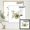 thumbnail image 4 of Designart 'Eucalyptus Branches With Anemone Bouquet Flower II' Traditional Framed Canvas Wall Art Print, 4 of 5