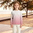 thumbnail image 4 of JAJAHO Girls Boys Rash Guard Swim Shirt For Kids 3-14Y Raglan Long Sleeve Sun Protection Shirts Athletic Rashguard, 4 of 6