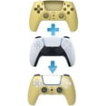 thumbnail image 2 of Replacement Shell for PS5, DIY Replacement Controller Housing Shell Case Set Front and Back Cover for Playstation 5 Dualsense Controllers (Gold)(Golden), 2 of 7