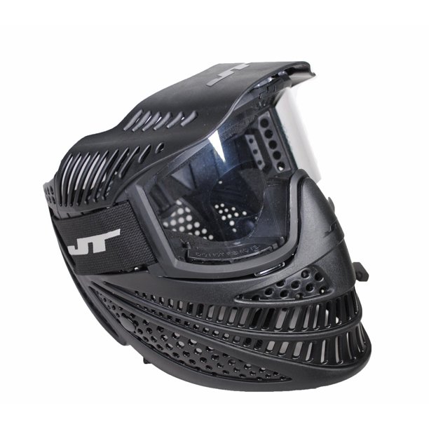 JT Elite Prime Paintball Mask with Fog Resistant Lens Black Goggle
