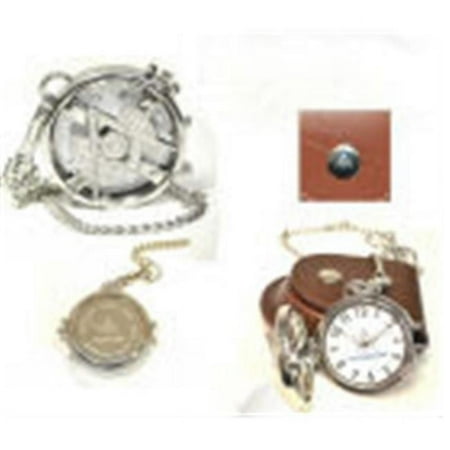 Masonic Pocket Watch With Spinning Masonic Logo