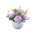 thumbnail image 1 of Mesas de la Sala de Estar Flores Artificiales Decorativas, Flores Secas Simuladas, Arreglo de Mesa de Comedor de Interior, Ramo de Flores de Plástico de la Sala de Estar, Gabinete de Televisión, Plant, 1 of 6