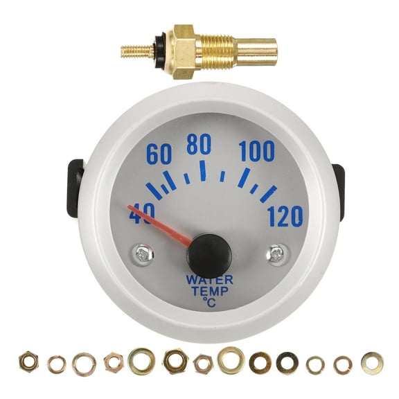 Car Automotive Water Temperature Gauge Led Mechanical 1 Set Temperature Meter