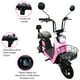 thumbnail image 4 of Bici Moto Electrica Bimex Explore Rosa, 4 of 5