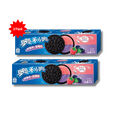 thumbnail image 4 of Asian Oreo Blueberry Raspberry Sandwich Cookies, 6 oz, 2 Packs | Taiwan Oreo | Asian Snack, 4 of 5