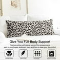 thumbnail image 3 of Leopard Print Body Pillow Cover – Soft & Breathable, Hidden Zipper, 20"x54", Fashion Animal Print – Cheetah & Tropical Spots, Perfect Gift for Side Sleepers, Pregnancy, Modern Home Decor, 3 of 7